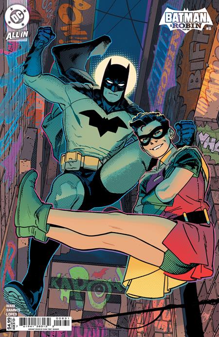 BATMAN & ROBIN YEAR ONE #8 (OF 12) CVR C EVAN DOC SHANNER CARD STOCK VAR  - Release Date:  6/18/25