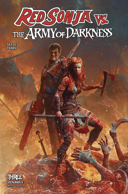 RED SONJA VS THE ARMY OF DARKNESS #3 CVR A BJORN BARENDS - ISBN: 72513035478503011 - 7/9/25