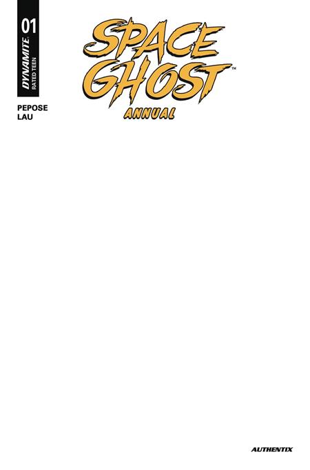 SPACE GHOST ANNUAL #1 (ONE SHOT) CVR E BLANK AUTHENTIX VAR - ISBN: 72513035568301051 - 7/16/25