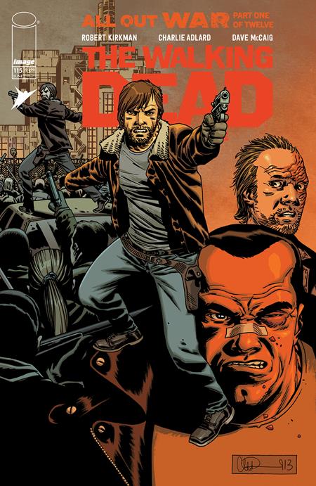 WALKING DEAD DELUXE #115 CVR B CHARLIE ADLARD & DAVE MCCAIG VAR (MR)  - Release Date:  6/18/25
