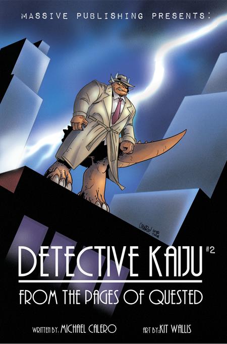 DETECTIVE KAIJU #2 (OF 4) CVR C MICHAEL CALERO NOIR HOMAGE VAR  - Release Date:  6/25/25