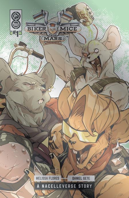 BIKER MICE FROM MARS (2025) #1 CVR E KARL KERSCHL FOIL VAR  - Release Date:  6/25/25