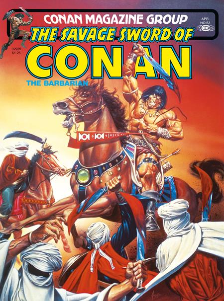 SAVAGE SWORD OF CONAN THE ORIGINAL COMICS OMNIBUS HC VOL 05 REGULAR EDITION JOE JUSKO (MR)  - Release Date:  6/11/25