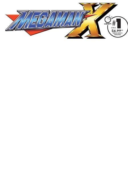 MEGA MAN X TIMELINES #1 (ONE SHOT) CVR D BLANK SKETCH VAR  - Release Date:  6/18/25