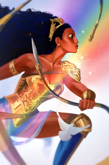 WONDER WOMAN #34 CVR E FATIMA WAJID DC PRIDE CARD STOCK VAR ISBN: 76194138162603451 - FOC DATE: 5/24/26  - Release Date: 6/17/26