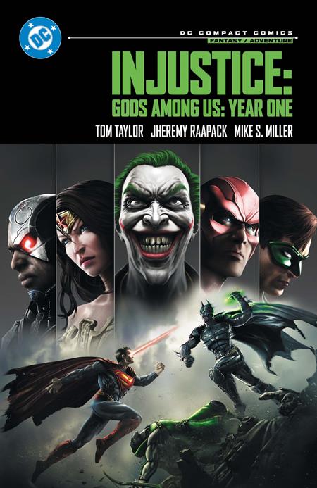 INJUSTICE GODS AMONG US YEAR ONE TP (DC COMPACT COMICS EDITION) ISBN: 978179950856450999 - FOC DATE: 5/10/26  - Release Date: 7/21/26