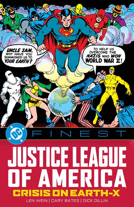 DC FINEST JUSTICE LEAGUE OF AMERICA CRISIS ON EARTH-X TP ISBN: 978179950883053999 - FOC DATE: 5/24/26  - Release Date: 8/4/26