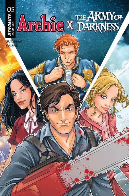ARCHIE X ARMY OF DARKNESS #5 CVR C LAURA BRAGA VAR ISBN: 72513036283405031 - FOC DATE: 5/17/26  - Release Date: 6/10/26