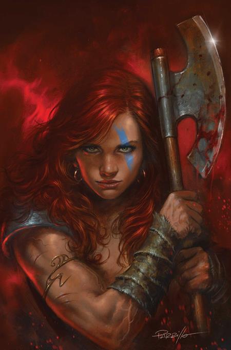 RED SONJA SHE DEVIL WITH A SWORD #2 CVR G LUCIO PARRILLO METAL PREMIUM COVER VAR ISBN: 72513036484502071 - FOC DATE: 5/10/26  - Release Date: 6/17/26