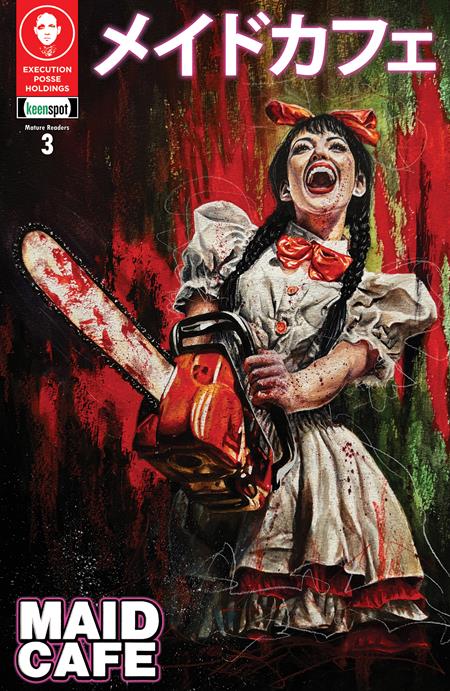 MAID CAFE #3 CVR C NAOMI GRIFFIN MANS LAUGHTER VAR ISBN: 60283502325600331 - FOC DATE: 5/10/26  - Release Date: 6/17/26