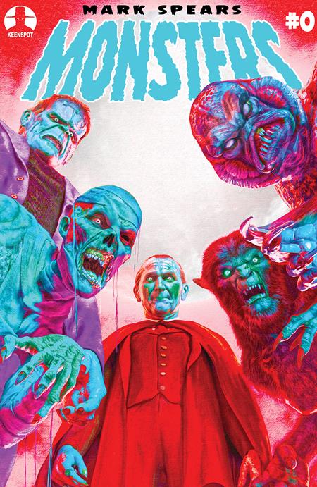 MARK SPEARS MONSTERS #0 DELUXE EDITION (ONE SHOT) CVR E MARK SPEARS THE SQUAD VAR ISBN: 60283502338600051 - FOC DATE: 4/26/26  - Release Date: 6/3/26