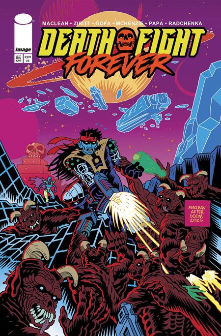 DEATH FIGHT FOREVER #5 (OF 5) CVR A ANDREW MACLEAN (MR) ISBN: 70985304570000511 - FOC DATE: 5/31/26  - Release Date: 6/24/26