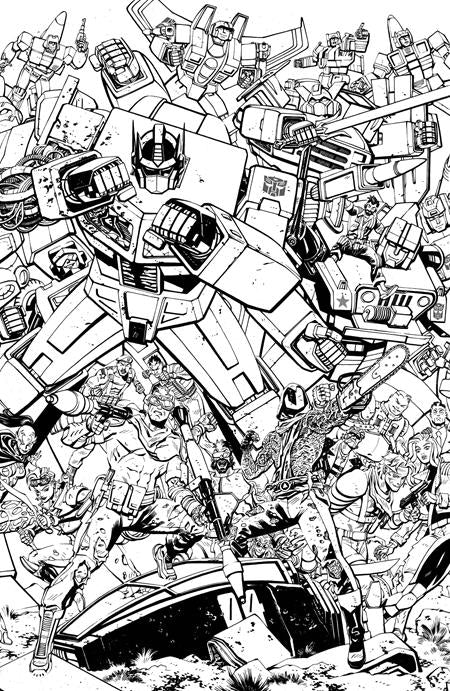 GI JOE #23 CVR G TOM REILLY TRANSFORMERS B&W ENERGON UNIVERSE 3RD ANNIVERSARY VAR ISBN: 70985304167202371 - FOC DATE: 5/24/26  - Release Date: 6/17/26