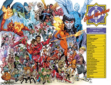 GHOST MACHINE THE OFFICIAL GUIDEBOOK #3 (OF 5) CVR C IVAN REIS & DANNY MIKI WRAPAROUND VAR ISBN: 70985304673800331 - FOC DATE: 5/10/26  - Release Date: 6/3/26