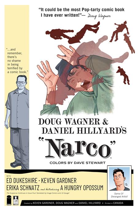 NARCO #4 (OF 5) CVR B DANIEL HILLYARD & DAVE STEWART HITCHCOCK HOMAGE VAR ISBN: 70985304585400421 - FOC DATE: 5/31/26  - Release Date: 6/24/26