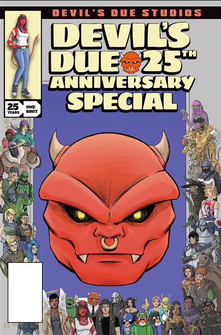 DEVILS DUE 25TH ANNIVERSARY SPECIAL #1 (ONE SHOT) CVR A JOSH BLAYLOCK RETRO HOMAGE ISBN: 06826706272100111 - FOC DATE: 4/26/26  - Release Date: 6/10/26