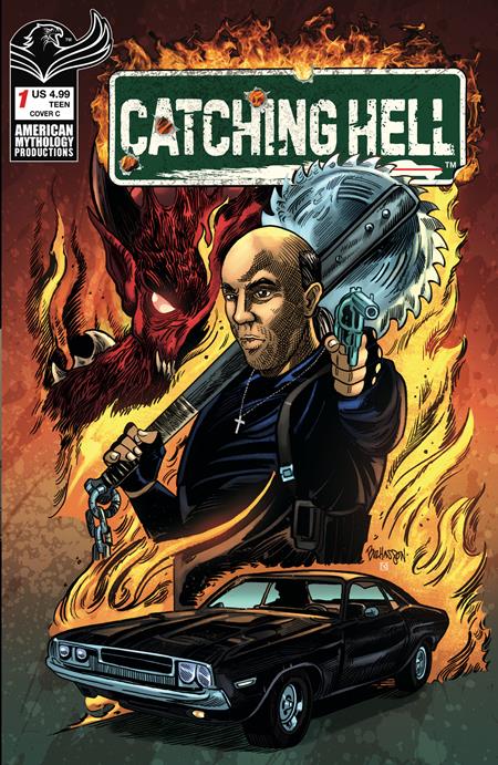 CATCHING HELL FEAT REGGIE BANNISTER #1 CVR C BUZ HASSON VAR Previously Solicted Thru Diamond ISBN: 85609100696000131 - FOC DATE: 5/17/26  - Release Date: 6/10/26