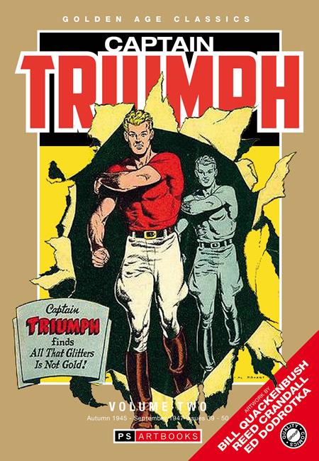GOLDEN AGE CLASSICS CAPTAIN TRIUMPH HC VOLUME 2 ISBN: 978183666580955299 - FOC DATE: 5/10/26  - Release Date: 6/10/26