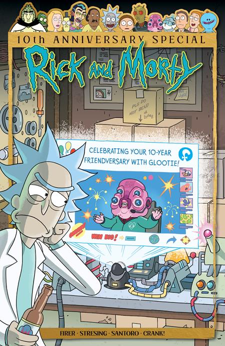 RICK AND MORTY 10TH ANNIVERSARY SPECIAL #1 (ONE SHOT) CVR B JAMES LLOYD VAR - Release Date:  7/10/2024