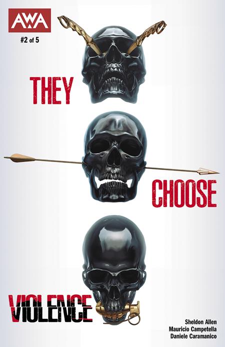 THEY CHOOSE VIOLENCE #2 (OF 5) CVR A RAZZAH (MR) - ISBN: 85001385475200211 - Release Date:  7/16/25