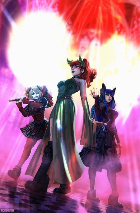 GOTHAM CITY SIRENS UNFIT FOR ORBIT #1 (OF 5) CVR B NOOBOVICH CARD STOCK VAR  - Release Date:  7/2/25