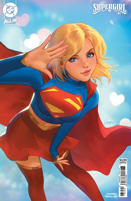 SUPERGIRL #3 CVR C LESLEY LEIRIX LI CARD STOCK VAR - ISBN: 76194138684300331 - Release Date:  7/9/25