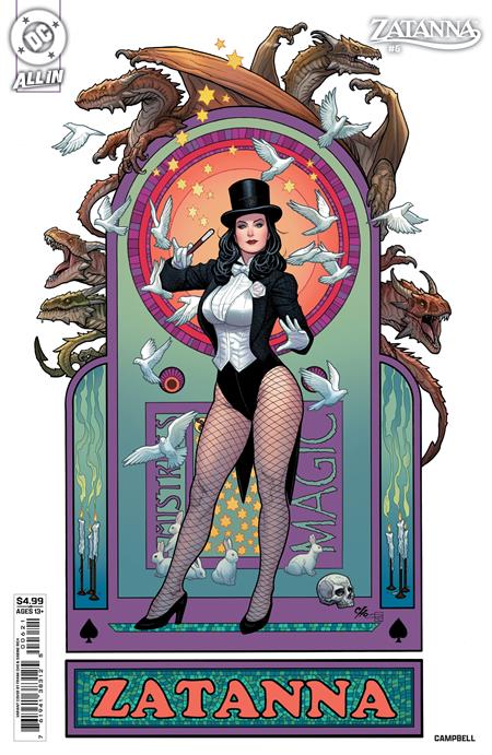 ZATANNA #6 (OF 6) CVR B FRANK CHO CARD STOCK VAR - ISBN: 76194138312500621 - Release Date:  7/16/25