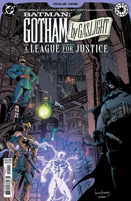 BATMAN GOTHAM BY GASLIGHT A LEAGUE FOR JUSTICE #1 (OF 6) CVR A LEANDRO FERNANDEZ - ISBN: 76194138563100111 - Release Date:  7/9/25