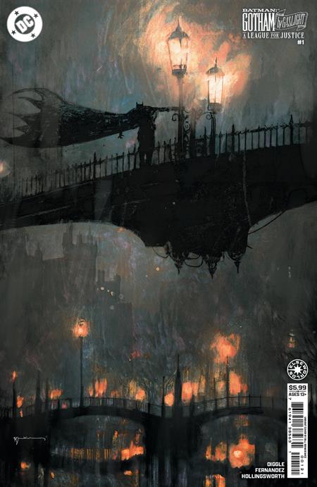 BATMAN GOTHAM BY GASLIGHT A LEAGUE FOR JUSTICE #1 (OF 6) CVR C BILL SIENKIEWICZ CARD STOCK VAR - ISBN: 76194138563100121 - Release Date:  7/9/25