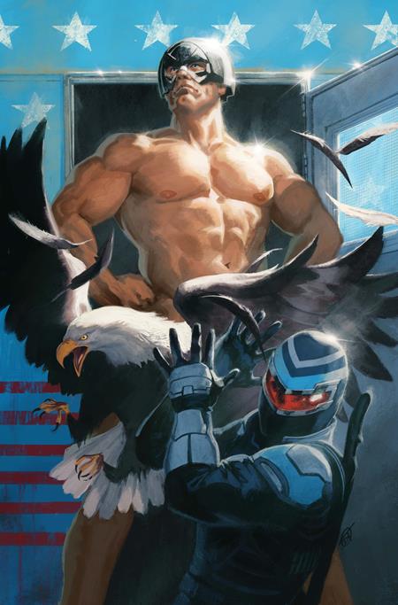 PEACEMAKER PRESENTS THE VIGILANTE EAGLY DOUBLE FEATURE #5 (OF 5) CVR B DAVID TALASKI CARD STOCK VAR (MR) - ISBN: 76194138407800521 - Release Date:  7/23/25