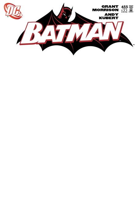 BATMAN #655 FACSIMILE EDITION CVR D BLANK VAR - ISBN: 76194138710900121 - Release Date:  7/16/25