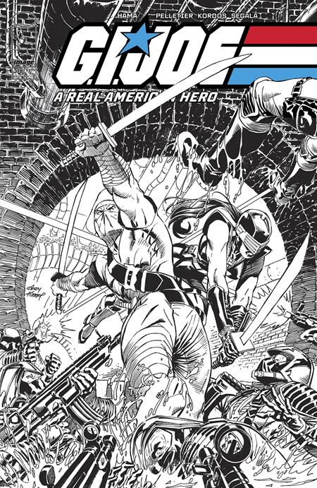 GI JOE A REAL AMERICAN HERO #318 CVR B ANDY KUBERT B&W VAR  - Release Date:  7/2/25