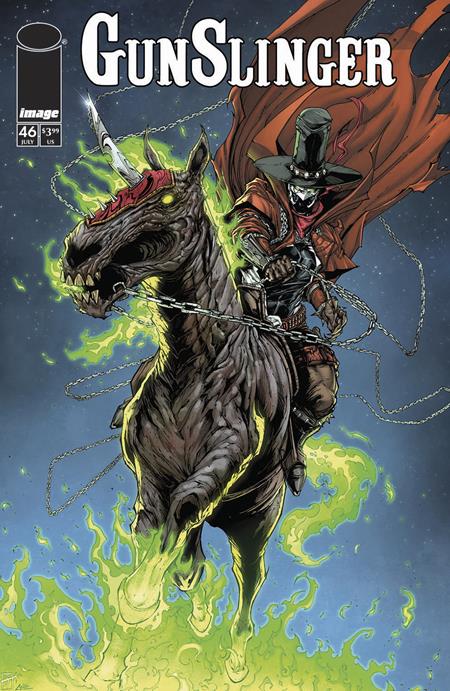 GUNSLINGER SPAWN #46 CVR B JONATHAN URIBE VAR - ISBN: 70985303221204621 - Release Date:  8/20/25