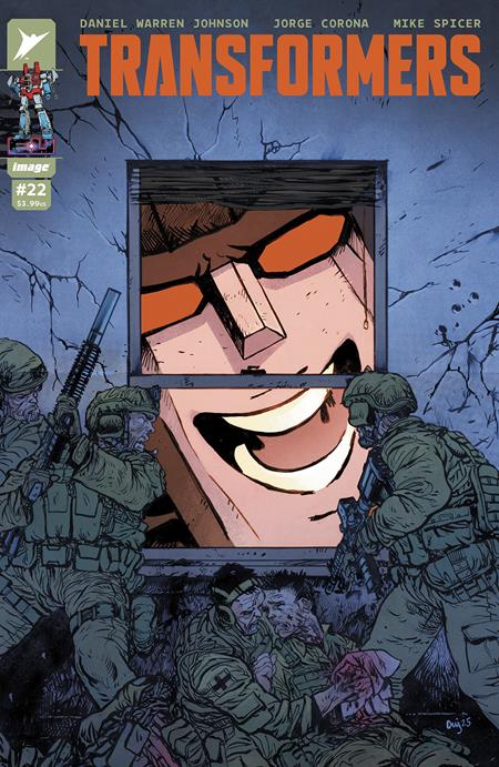 TRANSFORMERS #22 CVR A DANIEL WARREN JOHNSON & MIKE SPICER - ISBN: 70985303861002211 - Release Date:  7/9/25