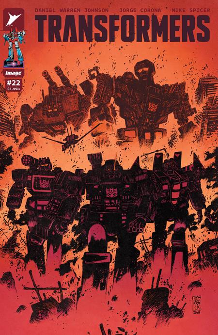 TRANSFORMERS #22 CVR B JORGE CORONA & MIKE SPICER VAR - ISBN: 70985303861002221 - Release Date:  7/9/25
