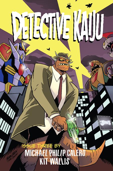 DETECTIVE KAIJU #3 (OF 4) CVR B MICHAEL CALERO NOIR HOMAGE VAR - ISBN: 72355236093300321 - Release Date:  7/30/25