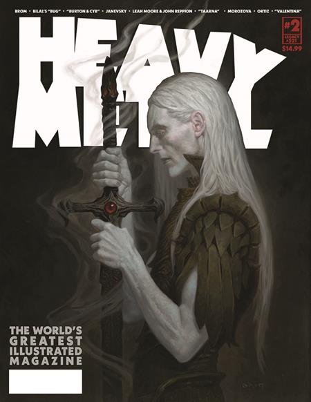 HEAVY METAL MAGAZINE #2 CVR A BROM (MR) - ISBN: 85007130300100211 - Release Date:  7/30/25