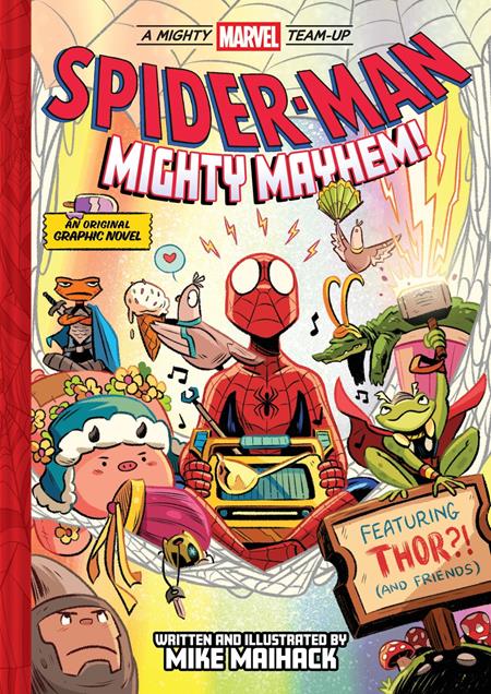 SPIDER-MAN MIGHTY MAYHEM HC (A MIGHTY MARVEL TEAM-UP) ISBN: 978141978543651299 - FOC DATE: 6/7/26  - Release Date: 7/8/26