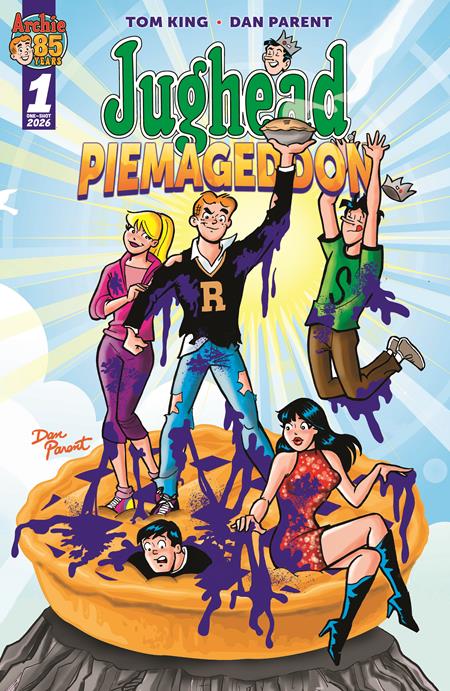 JUGHEAD PIEMAGEDDON (ONE SHOT) CVR A DAN PARENT ISBN: 76281674362401011 - FOC DATE: 7/5/26  - Release Date: 7/29/26