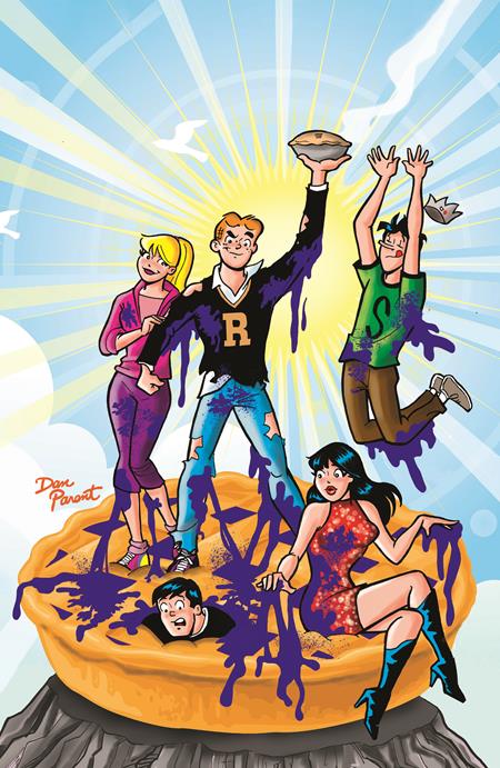 JUGHEAD PIEMAGEDDON (ONE SHOT) CVR G DAN PARENT FOIL FULL ART VAR ISBN: 76281674362401071 - FOC DATE: 7/5/26  - Release Date: 7/29/26