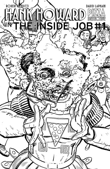 HANK HOWARD, PIZZA DETECTIVE THE INSIDE JOB #1 (ONE SHOT) CVR B DAVID LAPHAM CRONENBERG HOMAGE VAR ISBN: 85001727747201021 - FOC DATE: 5/31/26  - Release Date: 7/1/26
