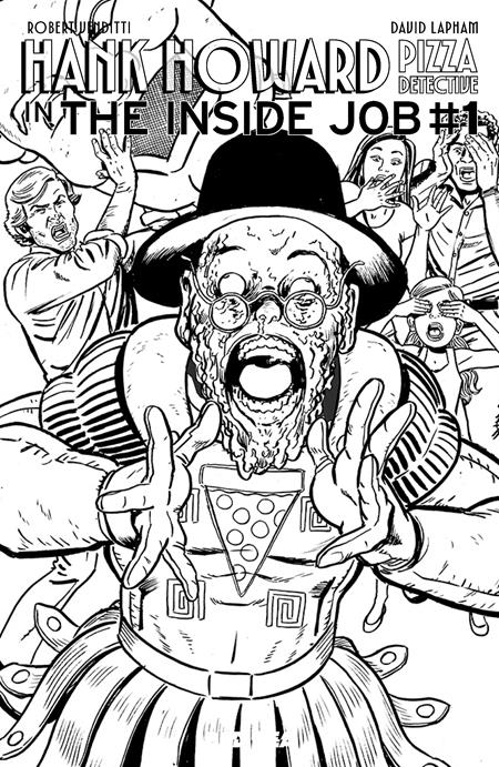HANK HOWARD, PIZZA DETECTIVE THE INSIDE JOB #1 (ONE SHOT) CVR D DAVID LAPHAM SPIELBERG HOMAGE VAR ISBN: 85001727747201041 - FOC DATE: 5/31/26  - Release Date: 7/1/26
