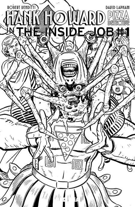 HANK HOWARD, PIZZA DETECTIVE THE INSIDE JOB #1 (ONE SHOT) CVR E DAVID LAPHAM CARPENTER HOMAGE VAR ISBN: 85001727747201051 - FOC DATE: 5/31/26  - Release Date: 7/1/26