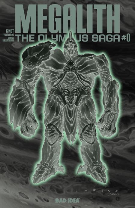 OLYMPUS SAGA MEGALITH #0 (OF 4) CVR D LEWIS LAROSA GLOW IN THE DARK VAR ISBN: 85001727742700041 - FOC DATE: 6/14/26  - Release Date: 7/15/26