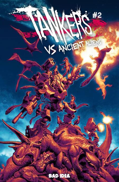 TANKERS VS ANCIENT ALIENS #2 (OF 4) CVR B LEWIS LAROSA VAR ISBN: 85001727745802021 - FOC DATE: 6/14/26  - Release Date: 7/15/26