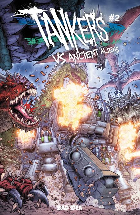 TANKERS VS ANCIENT ALIENS #2 (OF 4) CVR C JUAN JOSE RYP VAR ISBN: 85001727745802031 - FOC DATE: 6/14/26  - Release Date: 7/15/26