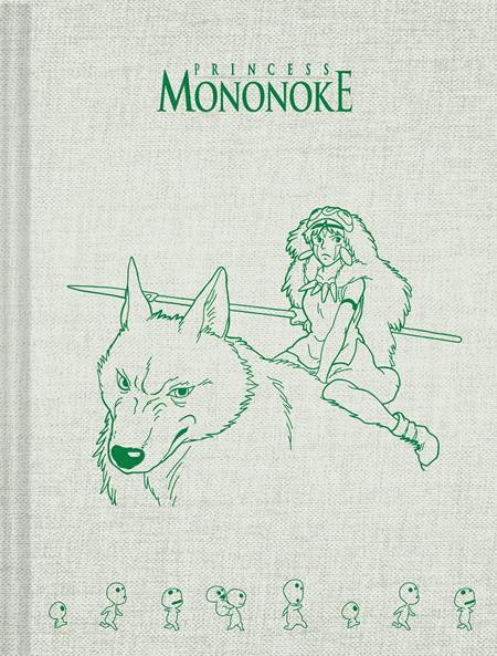 STUDIO GHIBLI PRINCESS MONONOKE NOTEBOOK HC ISBN: 978179723347551795 - FOC DATE: 6/21/26  - Release Date: 7/29/26