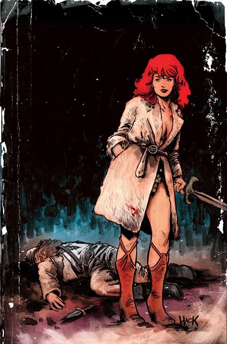 RED SONJA NOIR THE PLUNDER AND THE PRINCESS #1 (ONE SHOT) CVR F ROBERT HACK LTD VIRGIN VAR ISBN: 72513036592701061 - FOC DATE: 5/31/26  - Release Date: 7/8/26