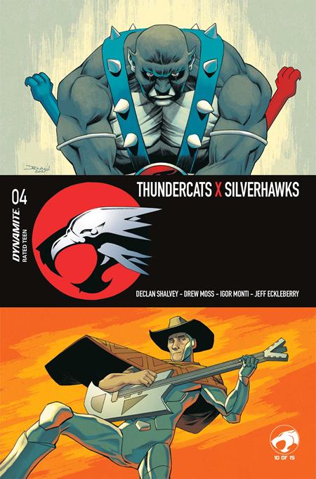 THUNDERCATS X SILVERHAWKS #4 CVR A DECLAN SHALVEY VAR ISBN: 72513036404304011 - FOC DATE: 6/14/26  - Release Date: 7/8/26