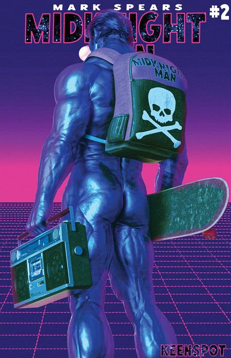 MARK SPEARS MIDKNIGHT MAN #2 CVR E MARK SPEARS ELECTRIC BLUE VAR ISBN: 60283502329400251 - FOC DATE: 6/14/26  - Release Date: 7/29/26